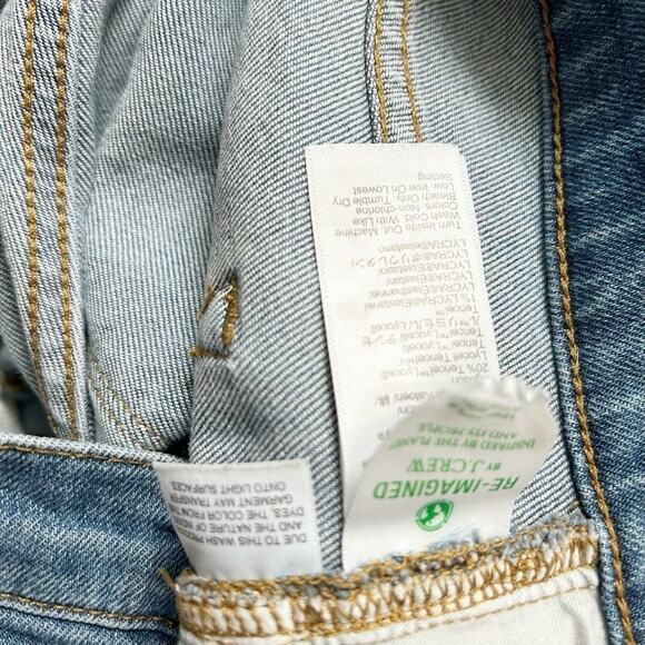 J. Crew Factory 10" High-Rise Skinny Jeans in All Day Stretch Medium Wash Sz 28 - Picture 8 of 9